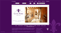 Desktop Screenshot of hotelcanpere.com