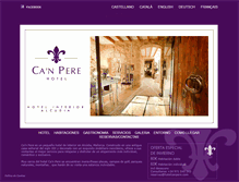 Tablet Screenshot of hotelcanpere.com
